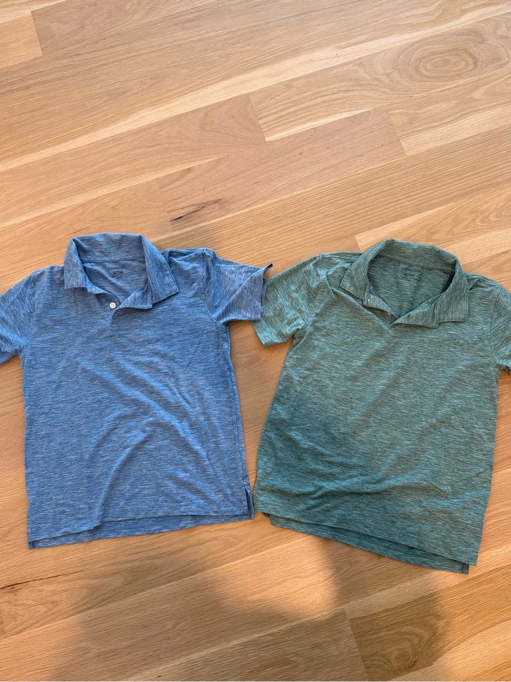 Crewcuts active Polo Shirt - Blue and Green Heather